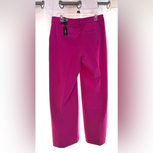 Express Pants - Express Magenta Straight-Leg Trousers